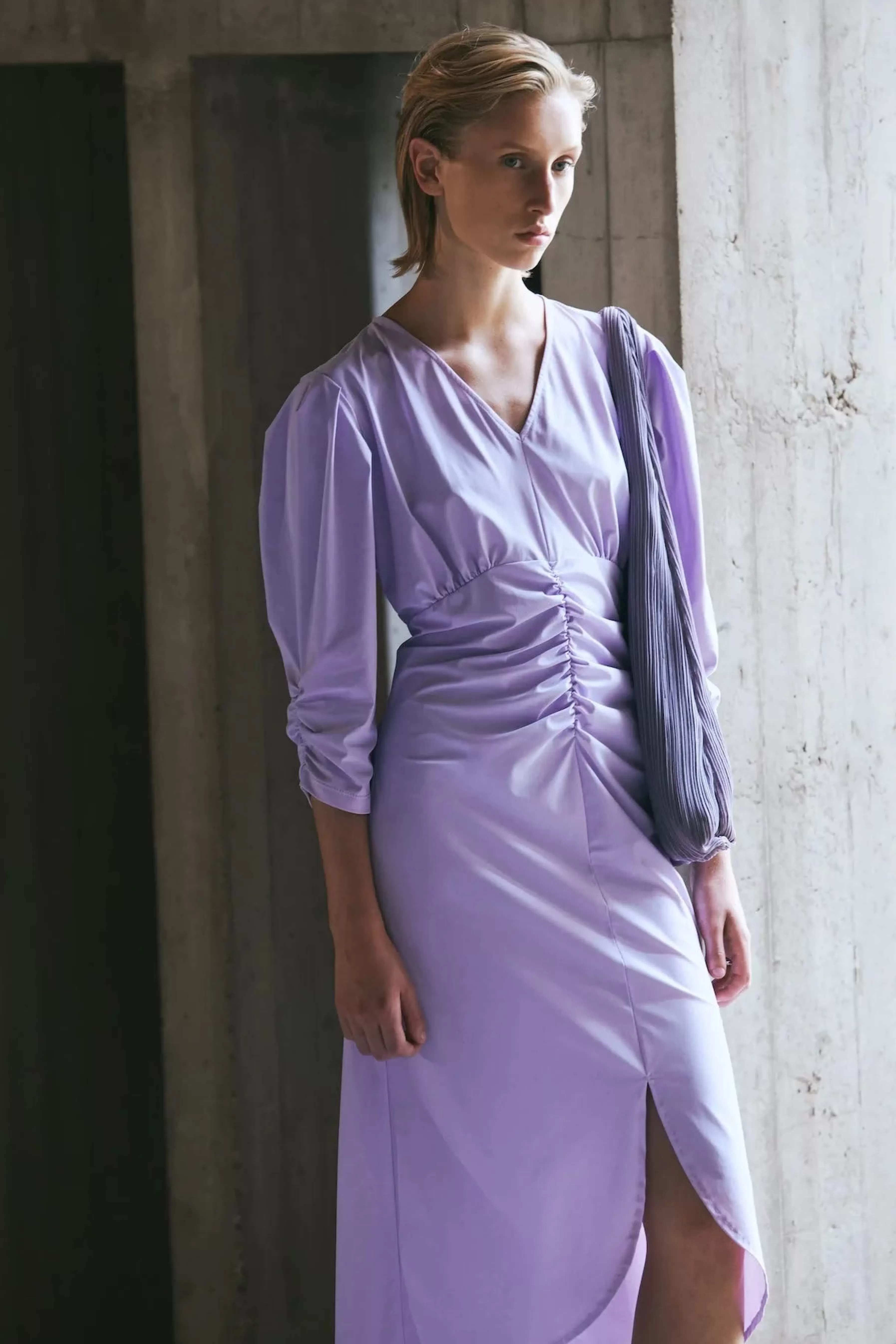 Jurken>Jane Lushka Hilde Dress Technical Jersey | Lila