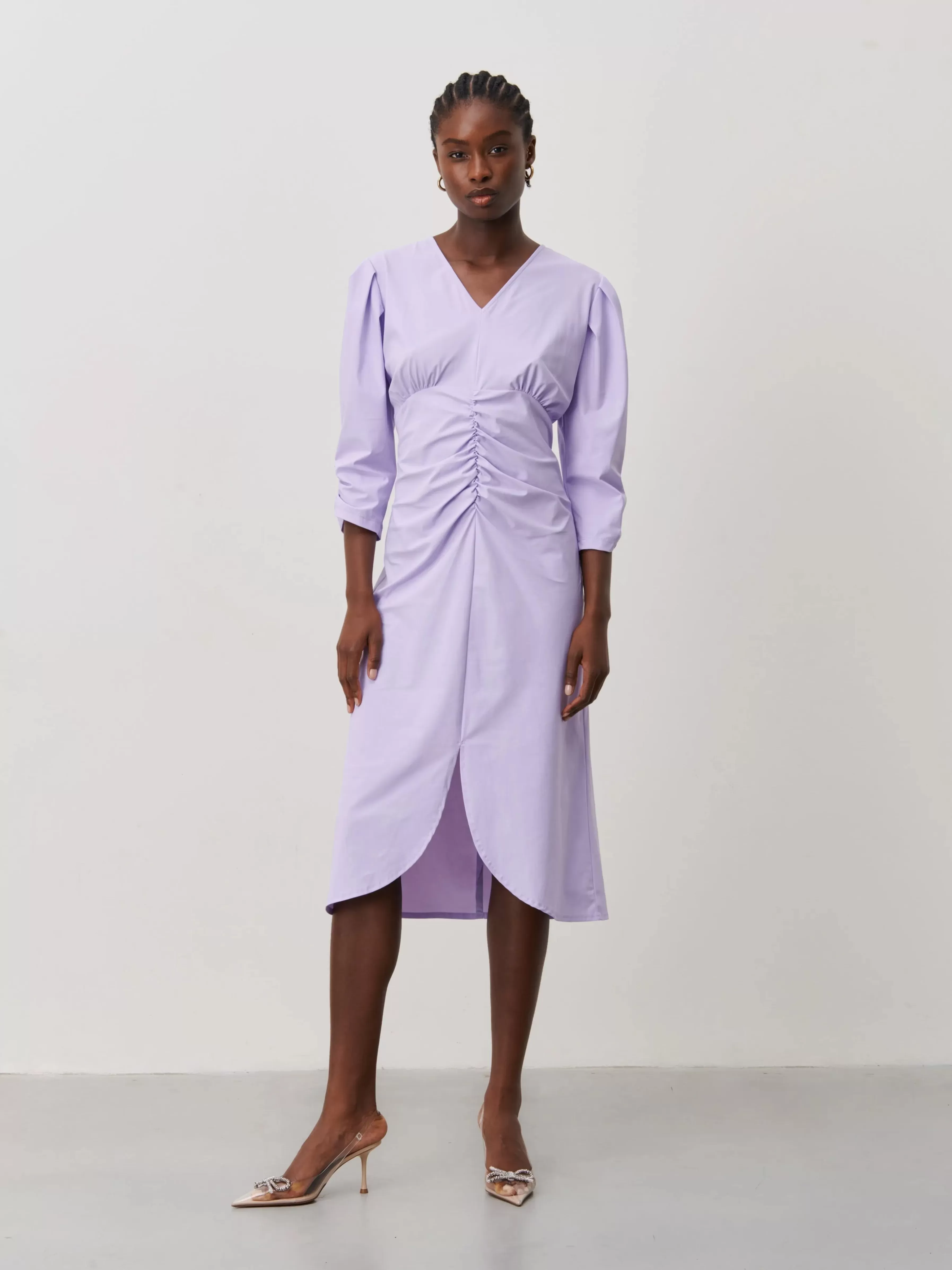 Jurken>Jane Lushka Hilde Dress Technical Jersey | Lila