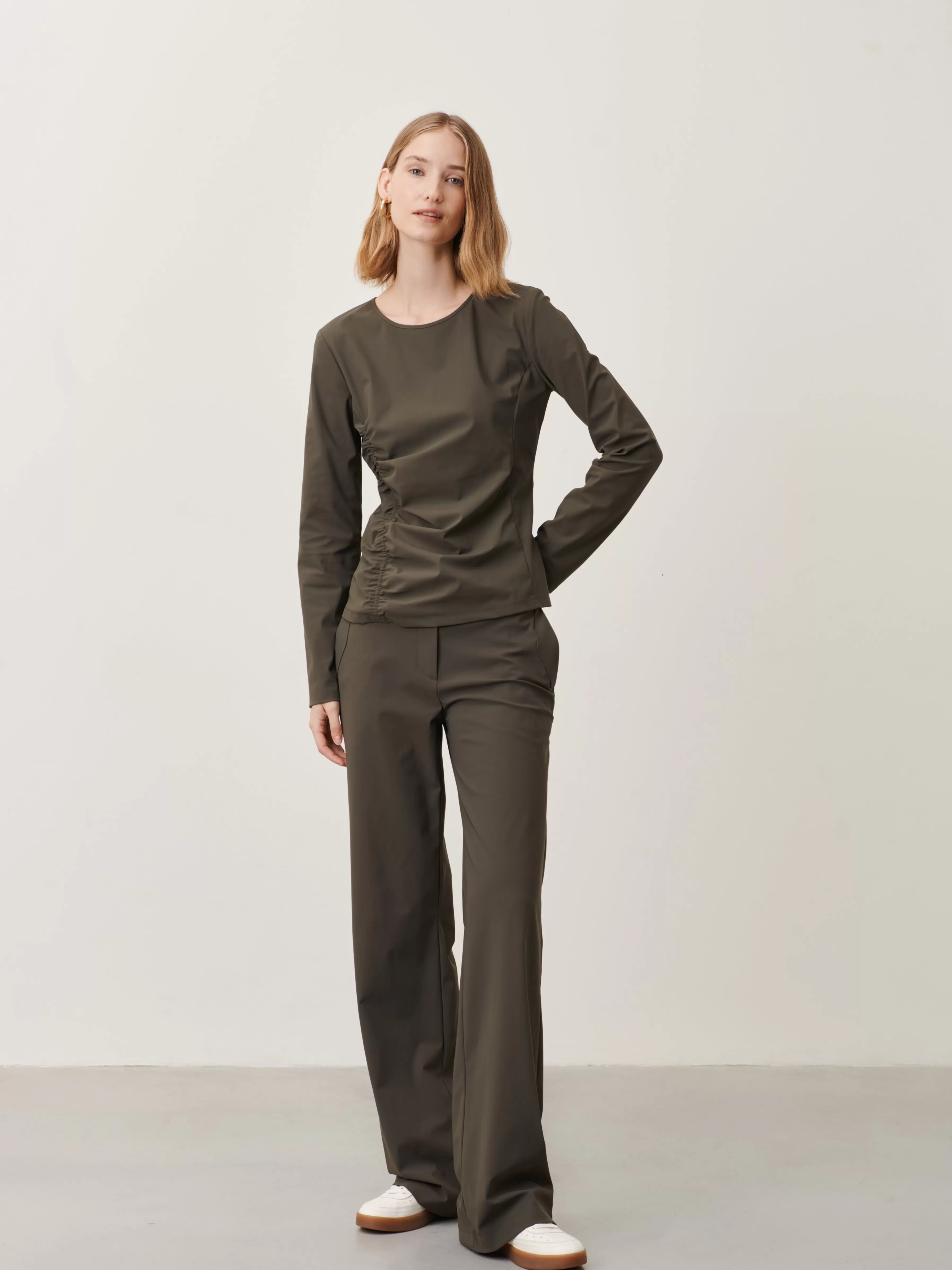 Broeken>Jane Lushka Landa Pants Technical Jersey | Army
