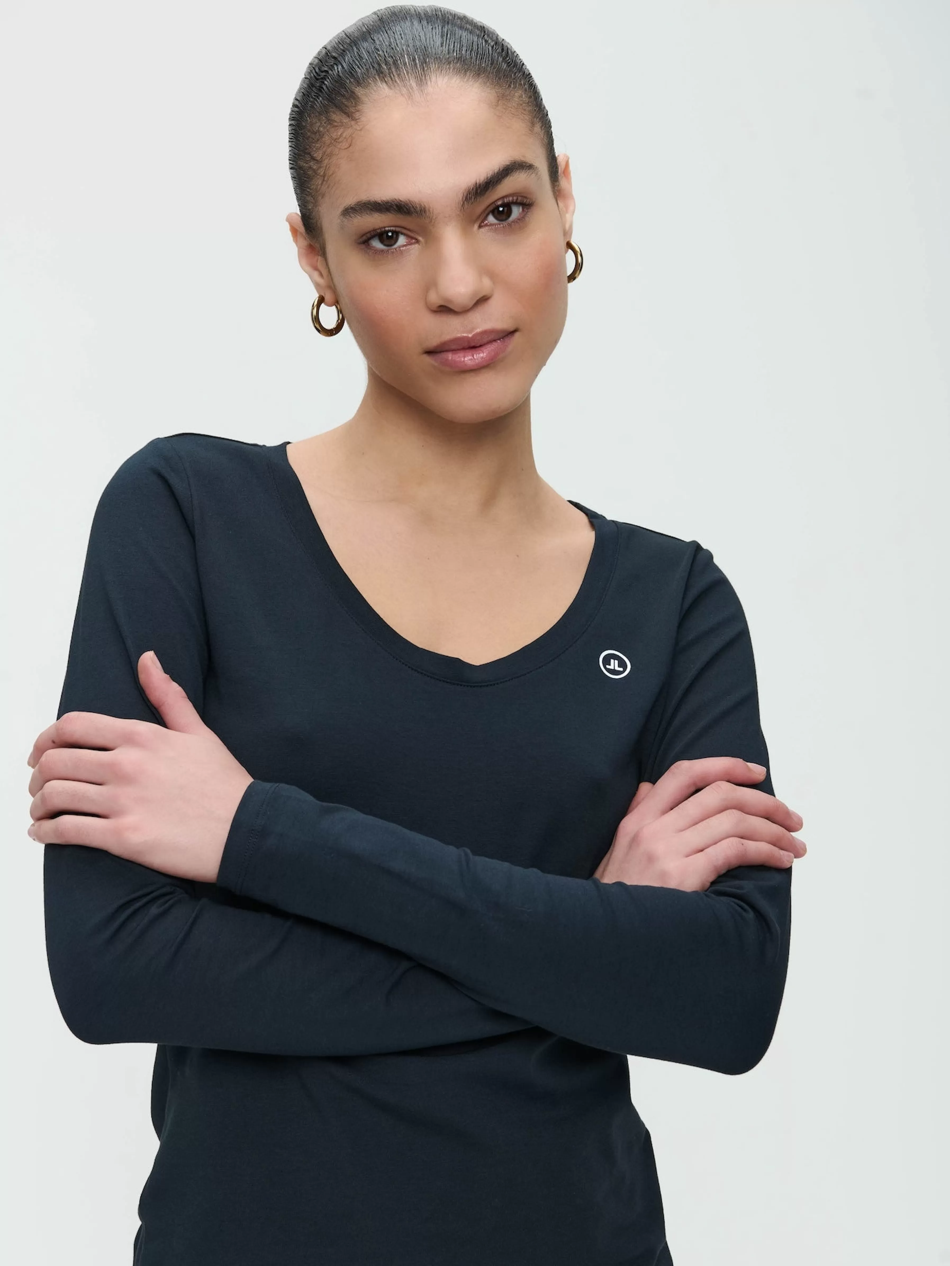 Best basic>Jane Lushka T Shirt R Neck Easy Wear Organic Cotton | Blue