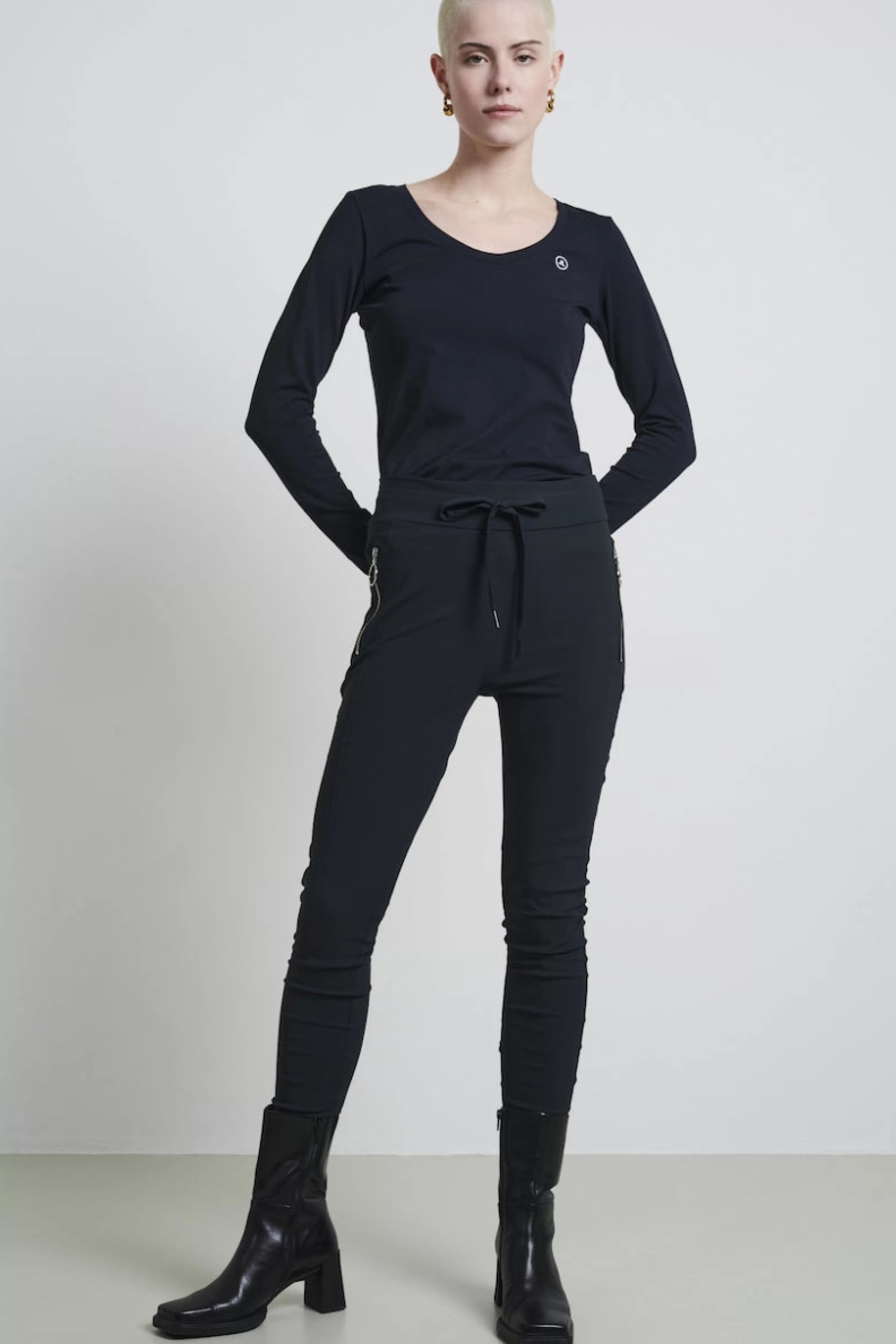 Best basic>Jane Lushka T Shirt R Neck Easy Wear Organic Cotton | Blue