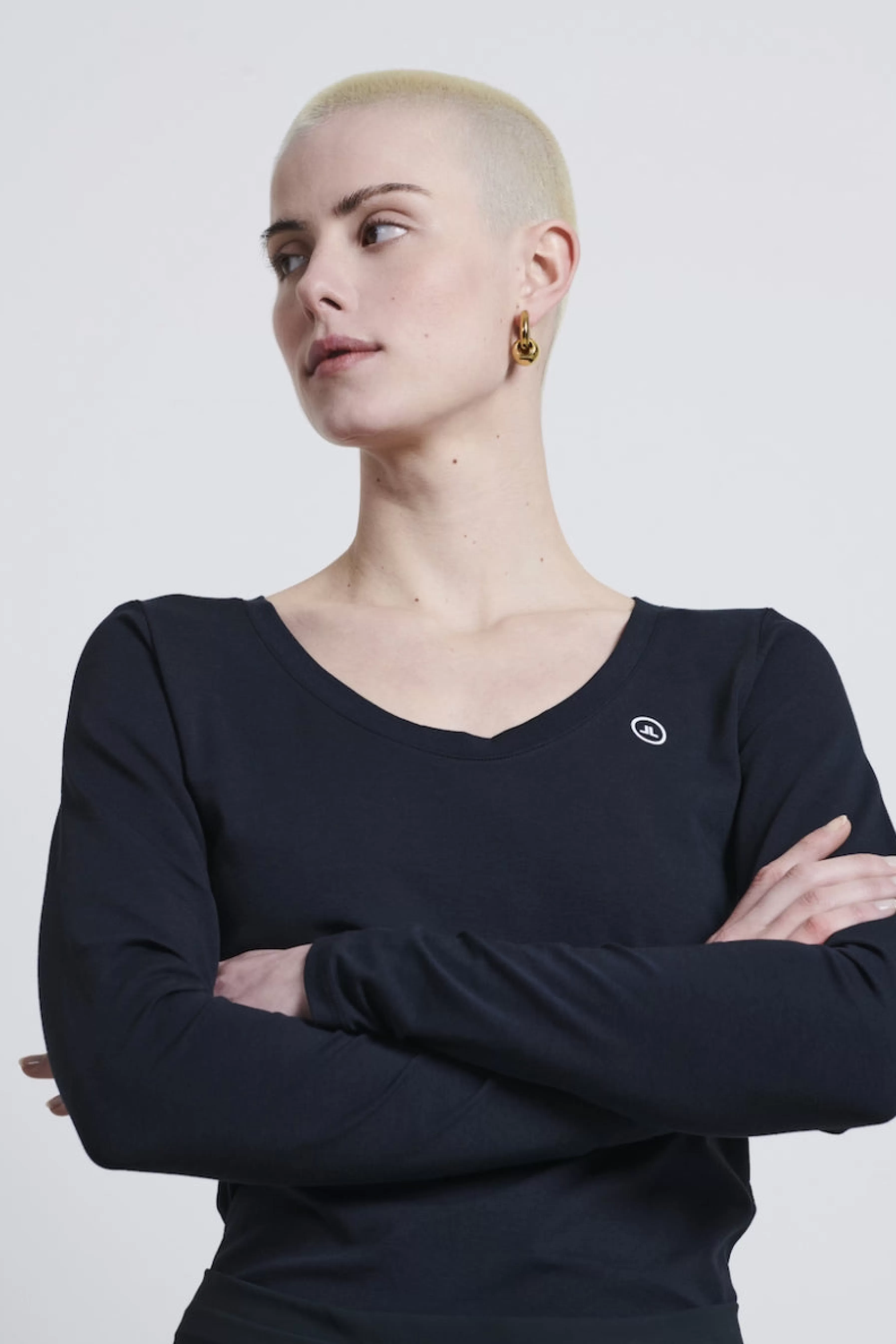 Best basic>Jane Lushka T Shirt R Neck Easy Wear Organic Cotton | Blue