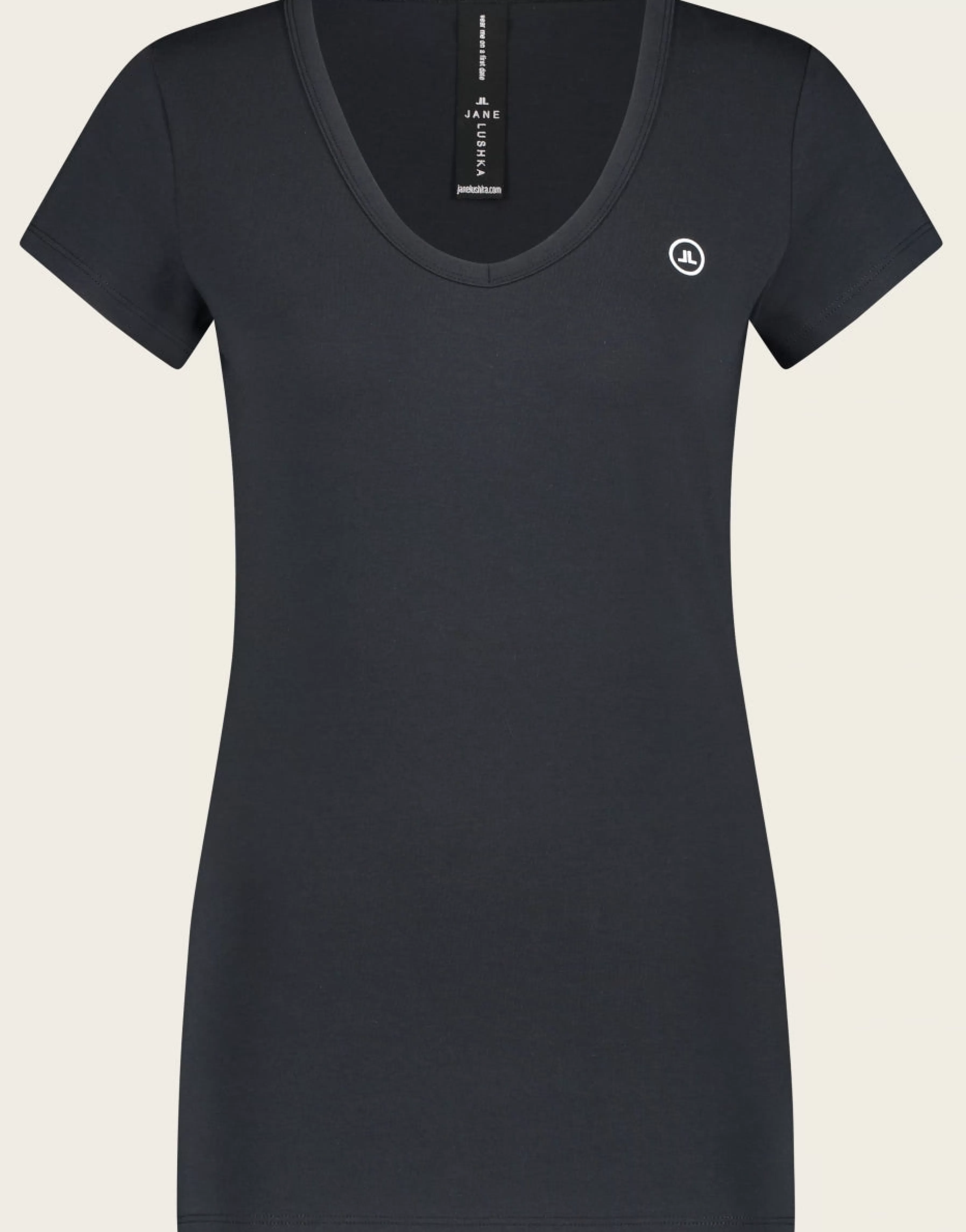 Best basic>Jane Lushka T Shirt V Neck Easy Wear Organic Cotton | Blue